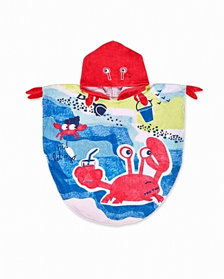 Item: tuc-tuc towel poncho - Red tuc-tuc towel poncho - Red