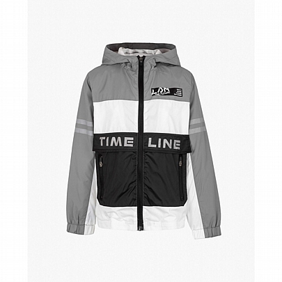 Item: losan waterproof jacket with hood - Gray losan waterproof jacket with hood - Gray