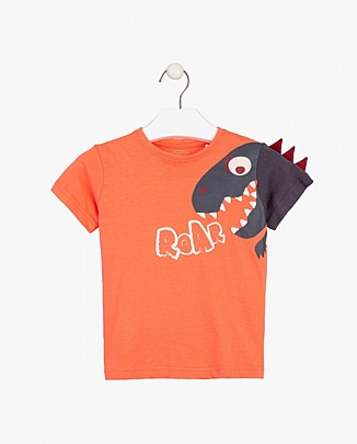Item: losan short sleeve top - Orange losan short sleeve top - Orange