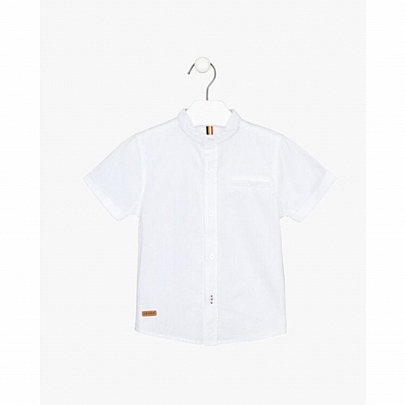 losan short sleeve shirt - White