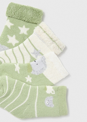 Set of 4 Mayoral socks - Lime