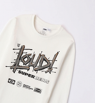 iDO long sleeve t-shirt - White