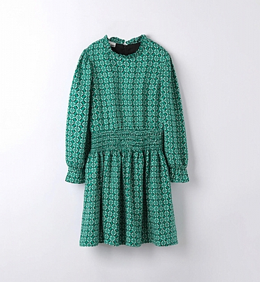 Φόρεμα με σχέδια iDO  - Πράσινο