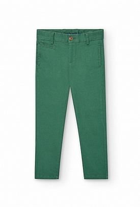 Boboli σατέν παντελόνι - Πράσινο