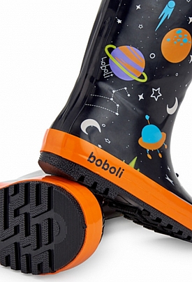 Item: Unisex Boboli planet wellies - Black Unisex Boboli planet wellies - Black