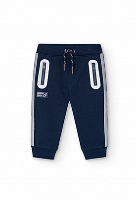 Boboli sweatpants with zipped pockets - Dark blue