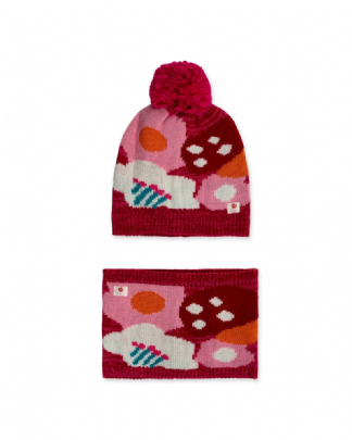 Tuc tuc neck cap set
 - Pink dark