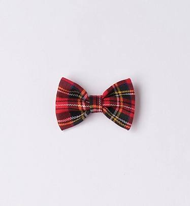 iDO tartan bow tie - Red