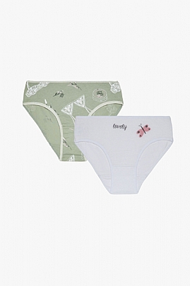 Item: 2-piece underwear 100% cotton - Khaki 2-piece underwear 100% cotton - Khaki