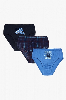 Pretty bady 3-piece underwear set - Blue