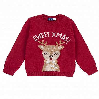 Προϊόν: Χριστουγεννιάτικο πουλόβερ Sweet Xmas chicco - Κόκκινο Χριστουγεννιάτικο πουλόβερ Sweet Xmas chicco - Κόκκινο