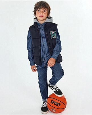 Nath Kids vest flat - Dark blue