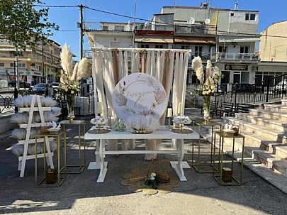 Wedding decoration of I.N Osias Paraskevi in ​​Nea Kallikrateia