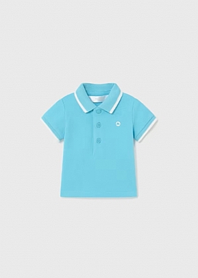 Item: Mayoral short sleeve polo shirt - Turquoise Mayoral short sleeve polo shirt - Turquoise