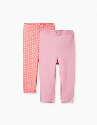 Zippy set of 2 leggings - Pink