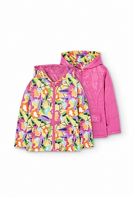 Boboli double-sided jacket - Fuchsia