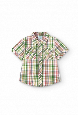 Boboli check shirt - Lime