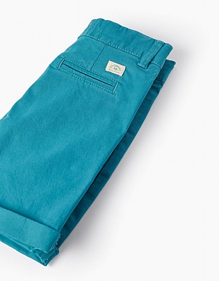 Item: Zippy chino shorts - Turquoise Zippy chino shorts - Turquoise