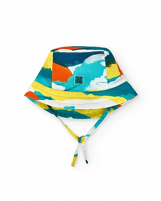 Item: Tuc Tuc children's bucket hat colorful - Light blue Tuc Tuc children's bucket hat colorful - Light blue