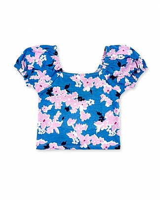 Item: Nathkids Short Sleeve Crop Top - Light blue Nathkids Short Sleeve Crop Top - Light blue