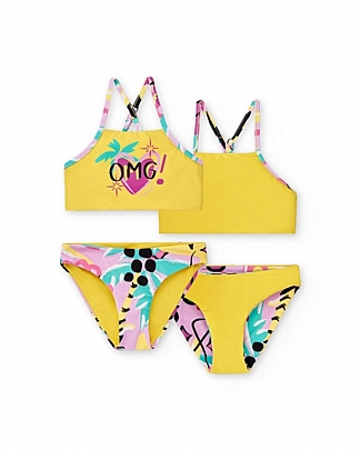 Item: Tuc Tuc double sided bikini swimwear - Yellow Tuc Tuc double sided bikini swimwear - Yellow