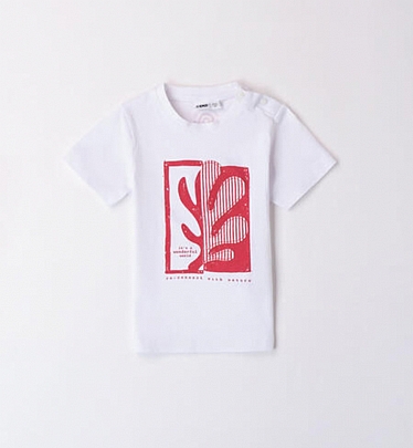 Item: iDO t-shirt for boy with print and embroidery iDO t-shirt for boy with print and embroidery