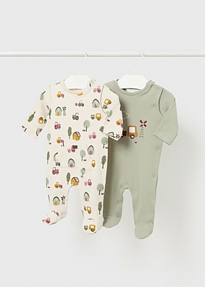 Mayoral set of 2-piece overalls - Green