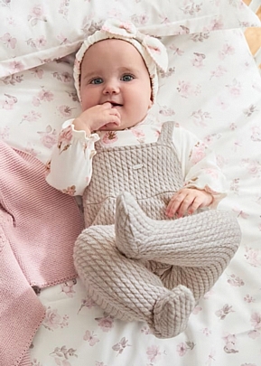 Item: Mayoral jumpsuit set with ribbon - Pink Mayoral jumpsuit set with ribbon - Pink