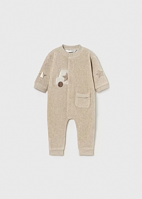 Mayoral corduroy pajamas - Beige