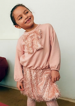 Abel & Lula σετ φούστα κρόσια πούλιες - Ροζ