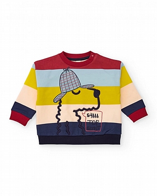 Tuc Tuc μπλουζάκι πιγέ με detective dog print - Κίτρινο