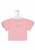 short sleeve blouse with ruffles little garden losan : 1