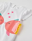 short sleeve zippy t-shirt : 1