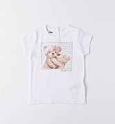 iDO T-shirt λευκό βαμβακερό Teddy  : 1
