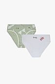 2-piece underwear 100% cotton : 1