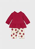 Mayoral apple pattern jumpsuit set : 2