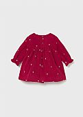 Mayoral Cherry Newborn Dress with Polka Dots : 2