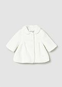Mayoral Newborn Coat Ecru : 1
