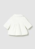 Mayoral Newborn Coat Ecru : 2