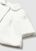 Mayoral Newborn Coat Ecru : 3